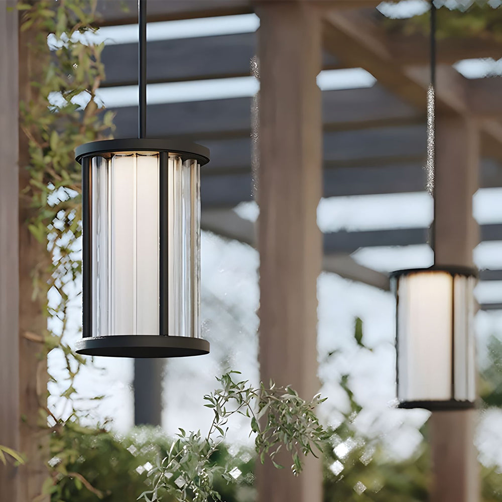 Cylinder Lantern Outdoor Light Waterproof Outdoor Solar Lights