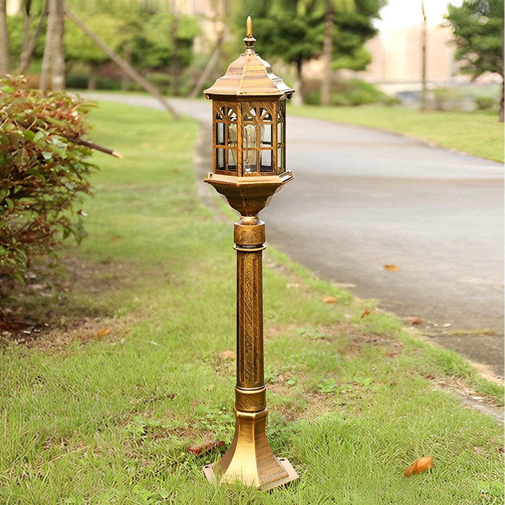 Elegant Slim Post LED Outdoor Post Lights Black/Bronze Pathway Lamps