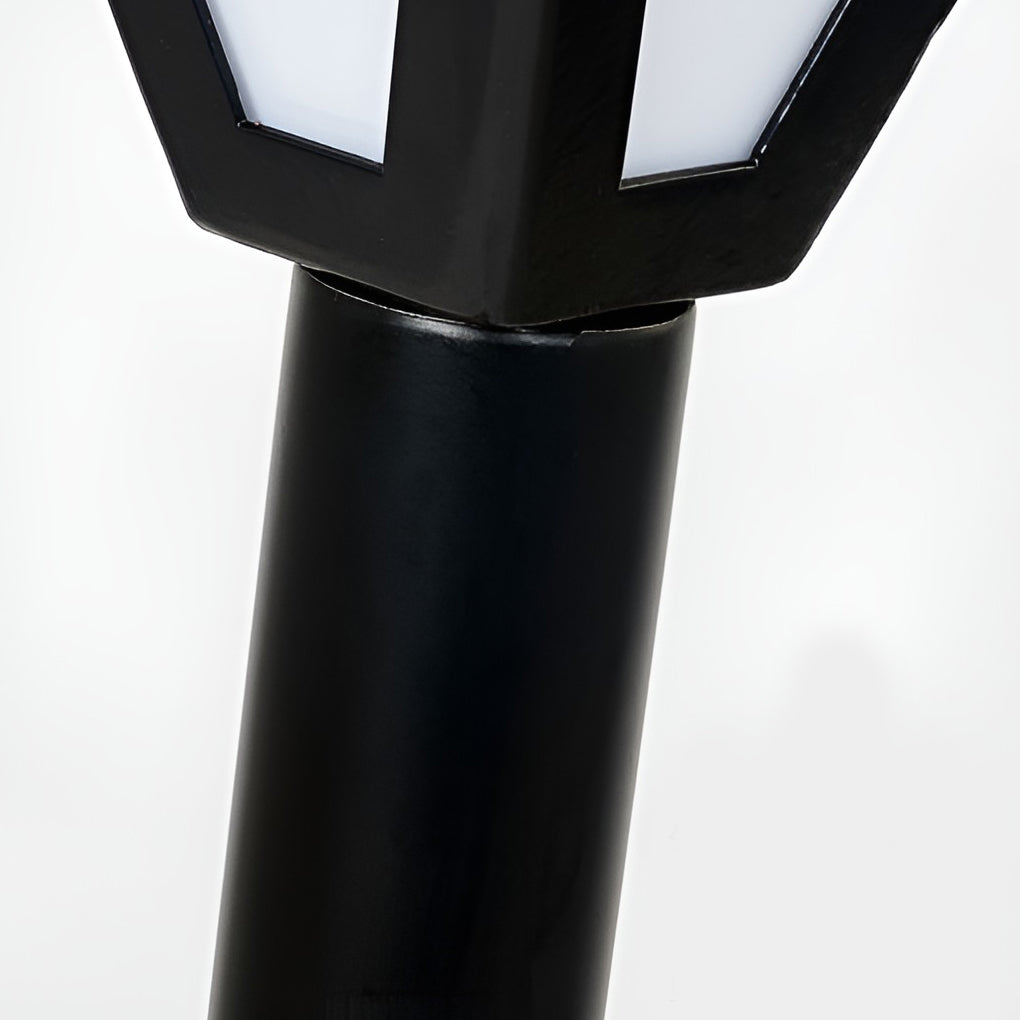 Sleek Solar LED 2.6W Pathway Post Light Outdoor Waterproof Lighting