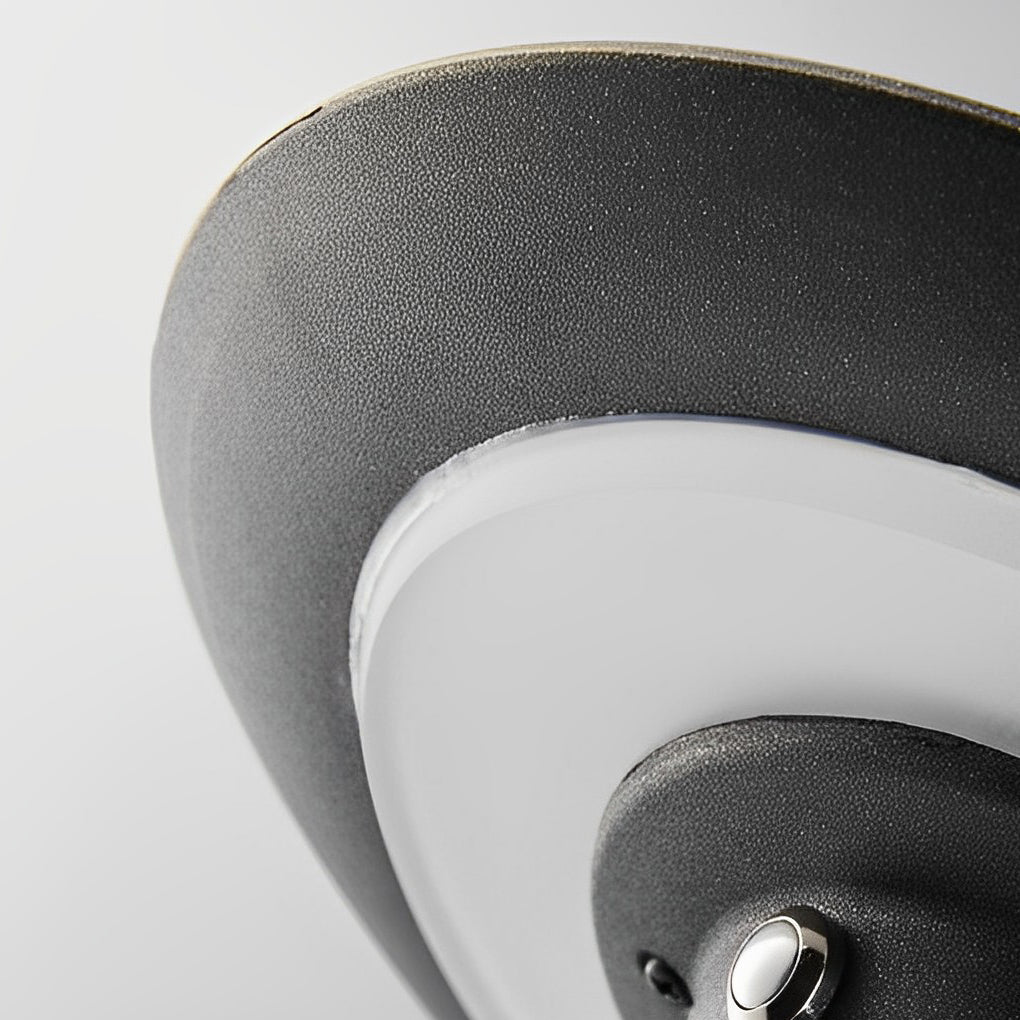 Solar Path Lights with Innovative Round Top Disk Down Lighting and Bubble Design