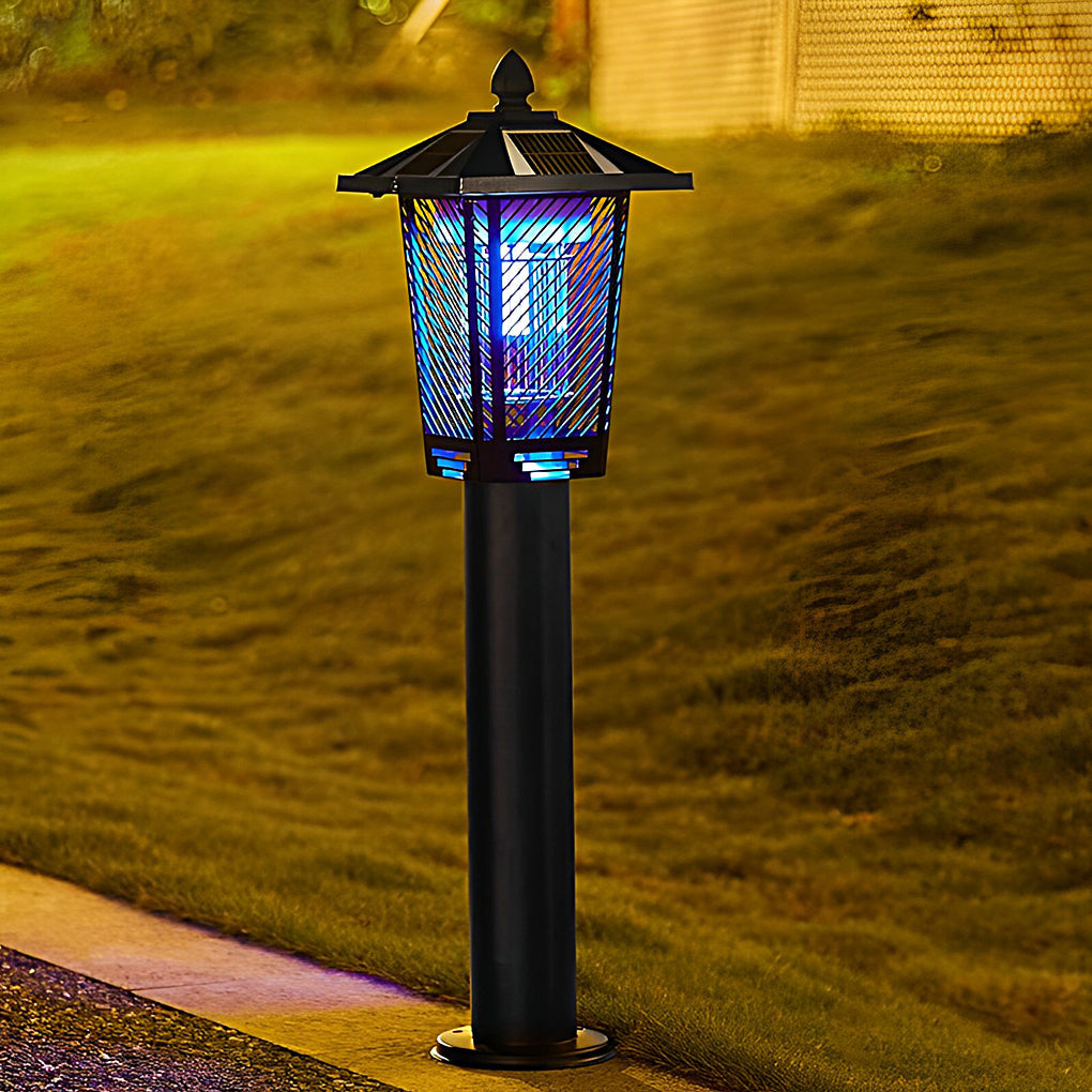360° Multifunctional Solar Mosquito Killer Lamp with Waterproof, Dual Lighting Modes