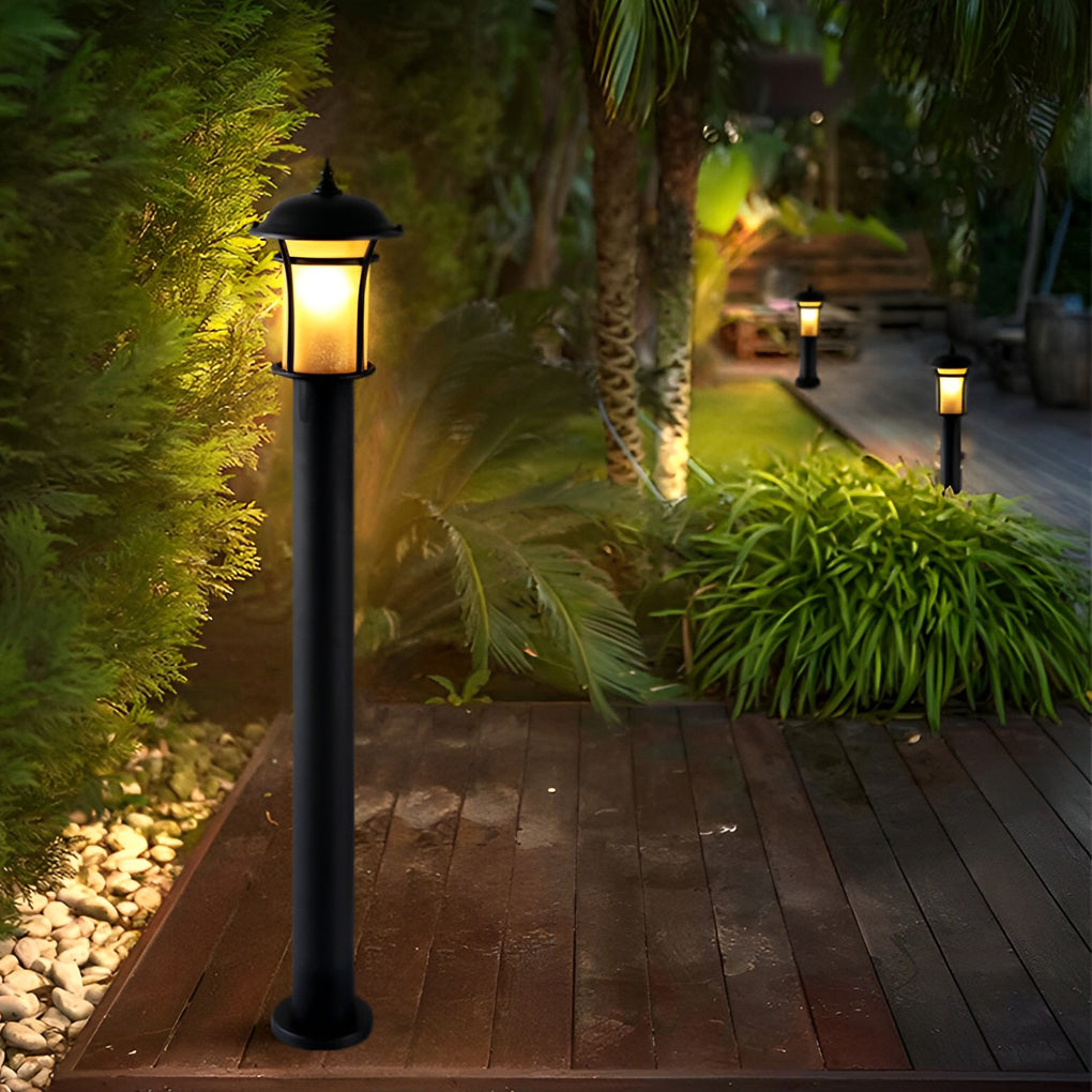 Classic Old England-Style Waterproof LED Garden Lamp