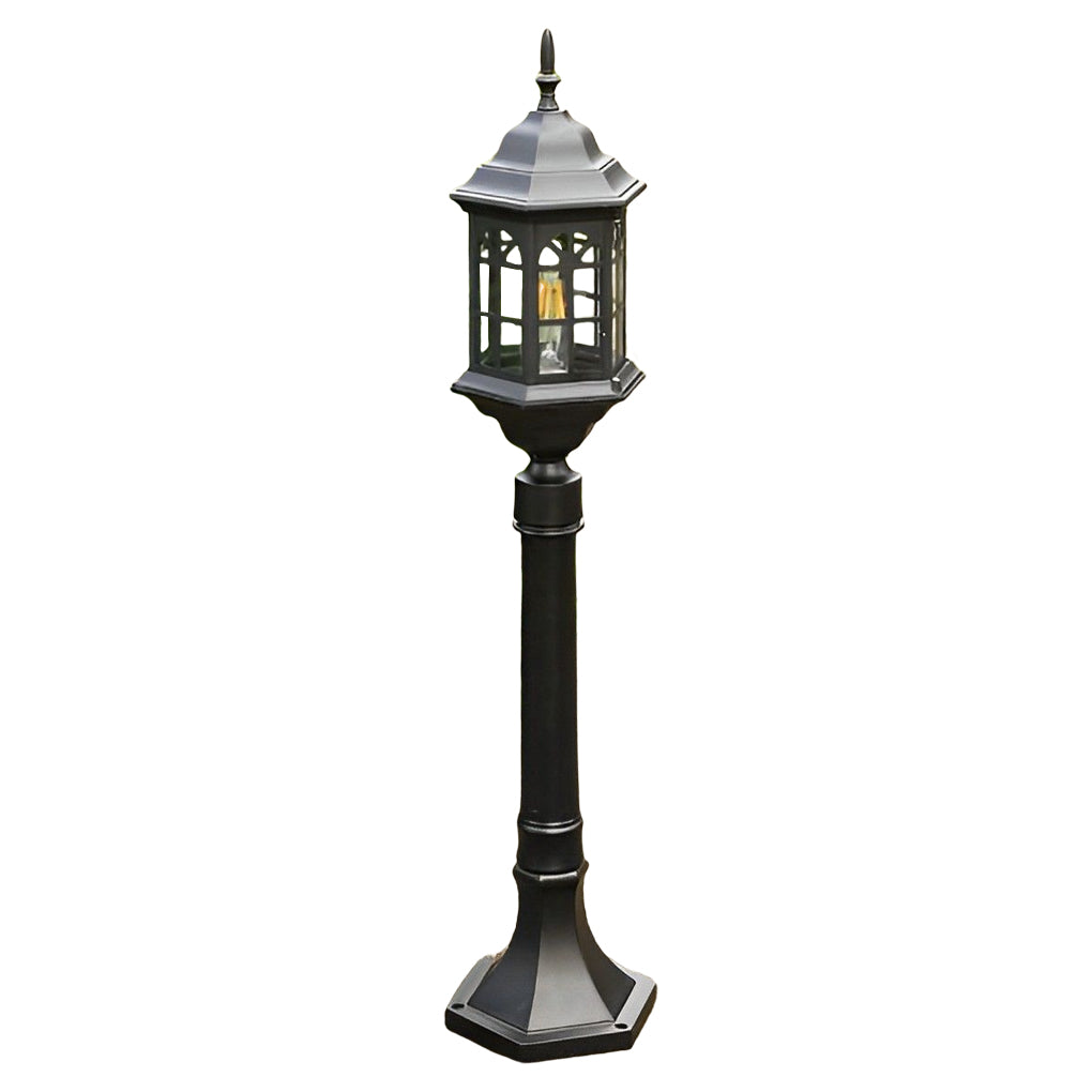 Elegant Slim Post LED Outdoor Post Lights Black/Bronze Pathway Lamps