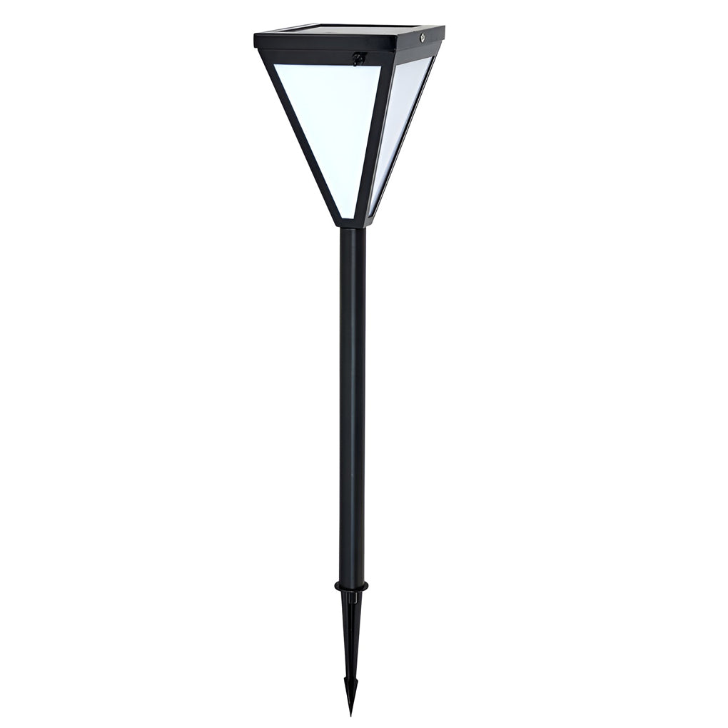 Sleek Solar LED 2.6W Pathway Post Light Outdoor Waterproof Lighting