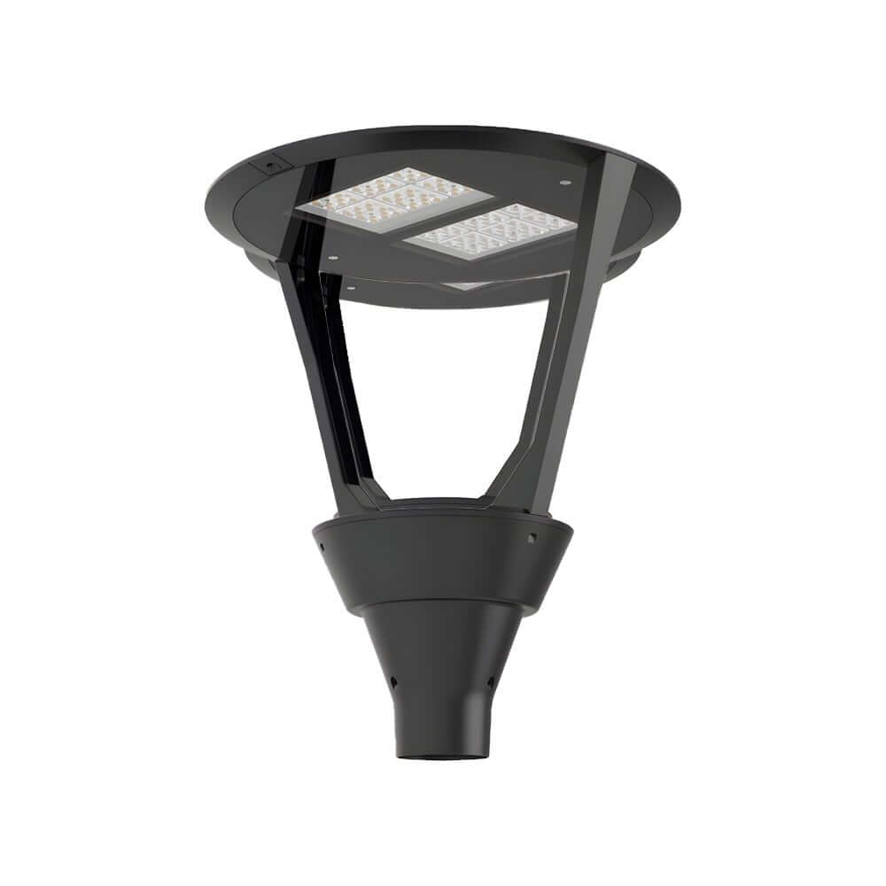 21-inch Black Post Top LED Light Fixture - No Included Lamp Post