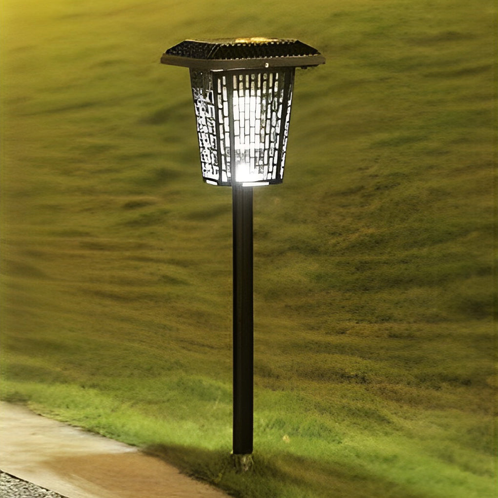360° Multifunctional Solar Mosquito Killer Lamp with Waterproof, Dual Lighting Modes