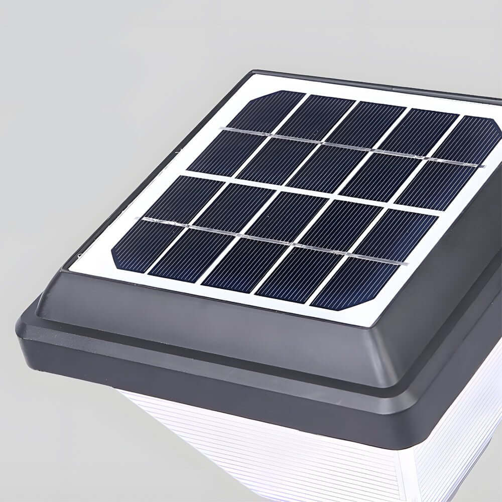 27.6-Inch H Modern Black LED Solar Pathway Post Light