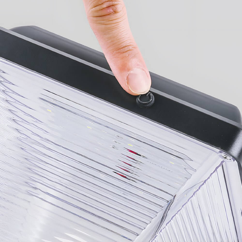 27.6-Inch H Modern Black LED Solar Pathway Post Light