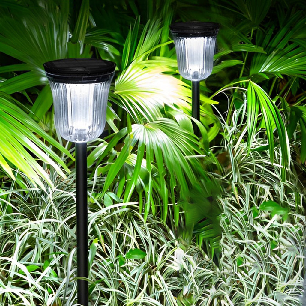 2Pcs Intelligent Solar Lawn Lights with Motion Sensor