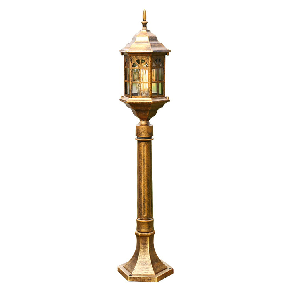 Elegant Slim Post LED Outdoor Post Lights Black/Bronze Pathway Lamps