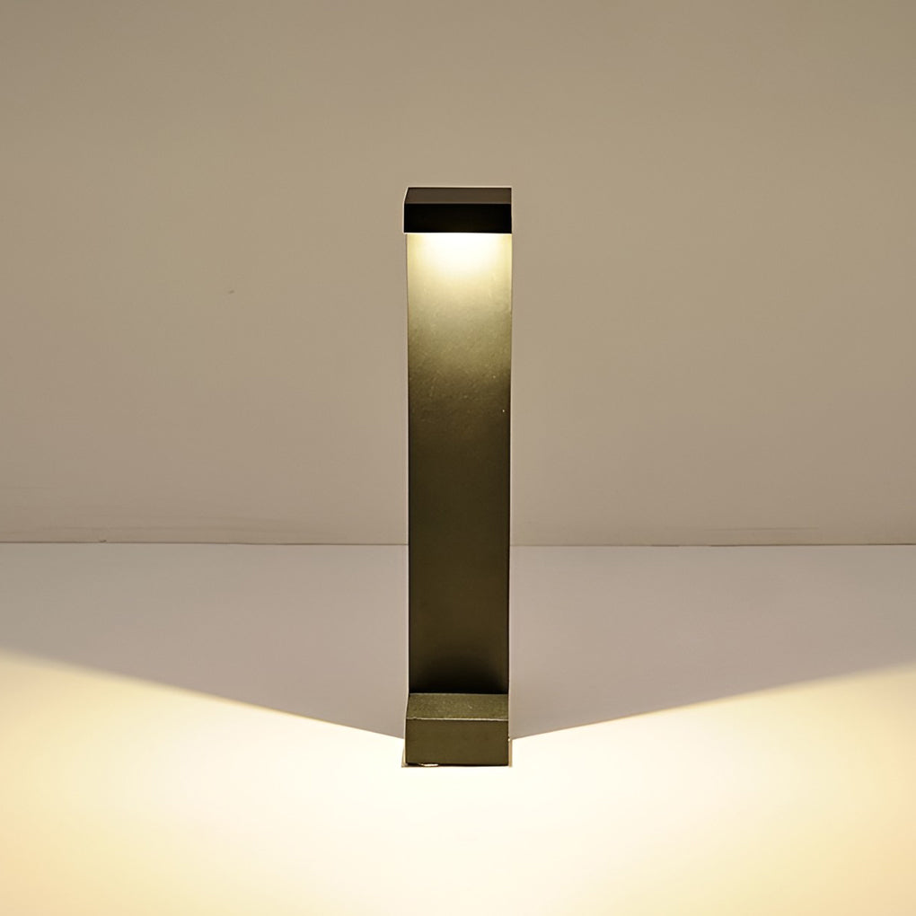 Contemporary Rectangular COB Pathway Lights Waterproof Outdoor Garden Illumination