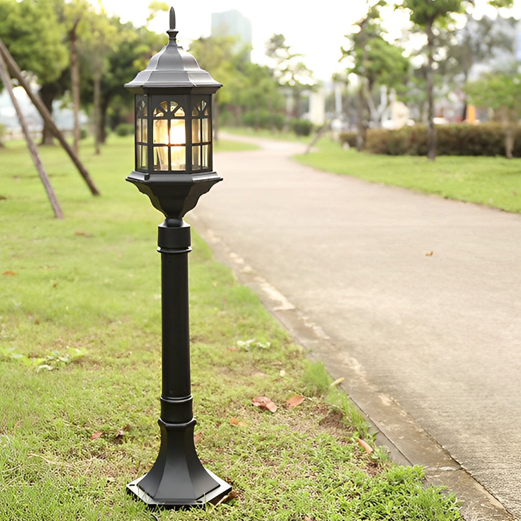 Elegant Slim Post LED Outdoor Post Lights Black/Bronze Pathway Lamps
