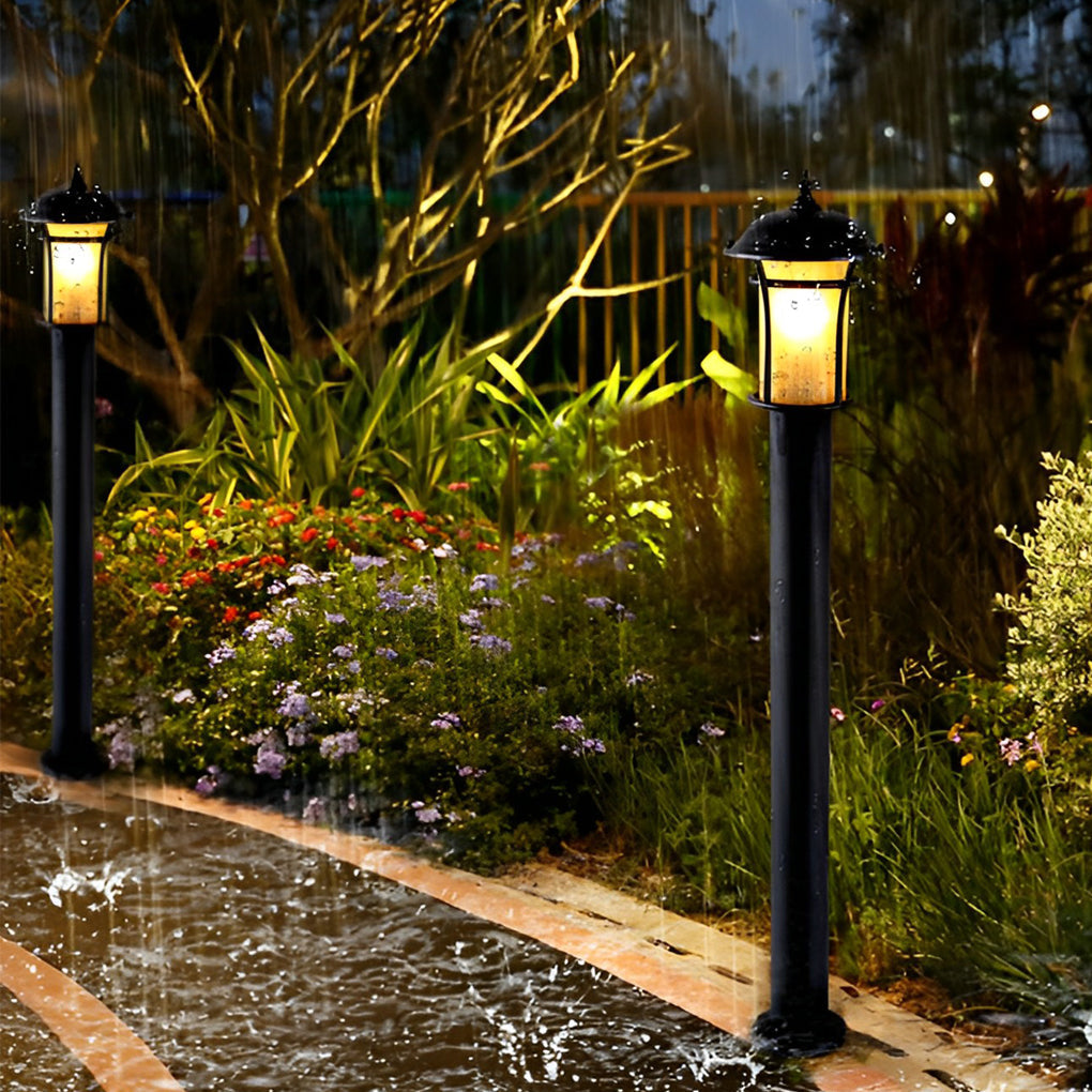 Classic Old England-Style Waterproof LED Garden Lamp