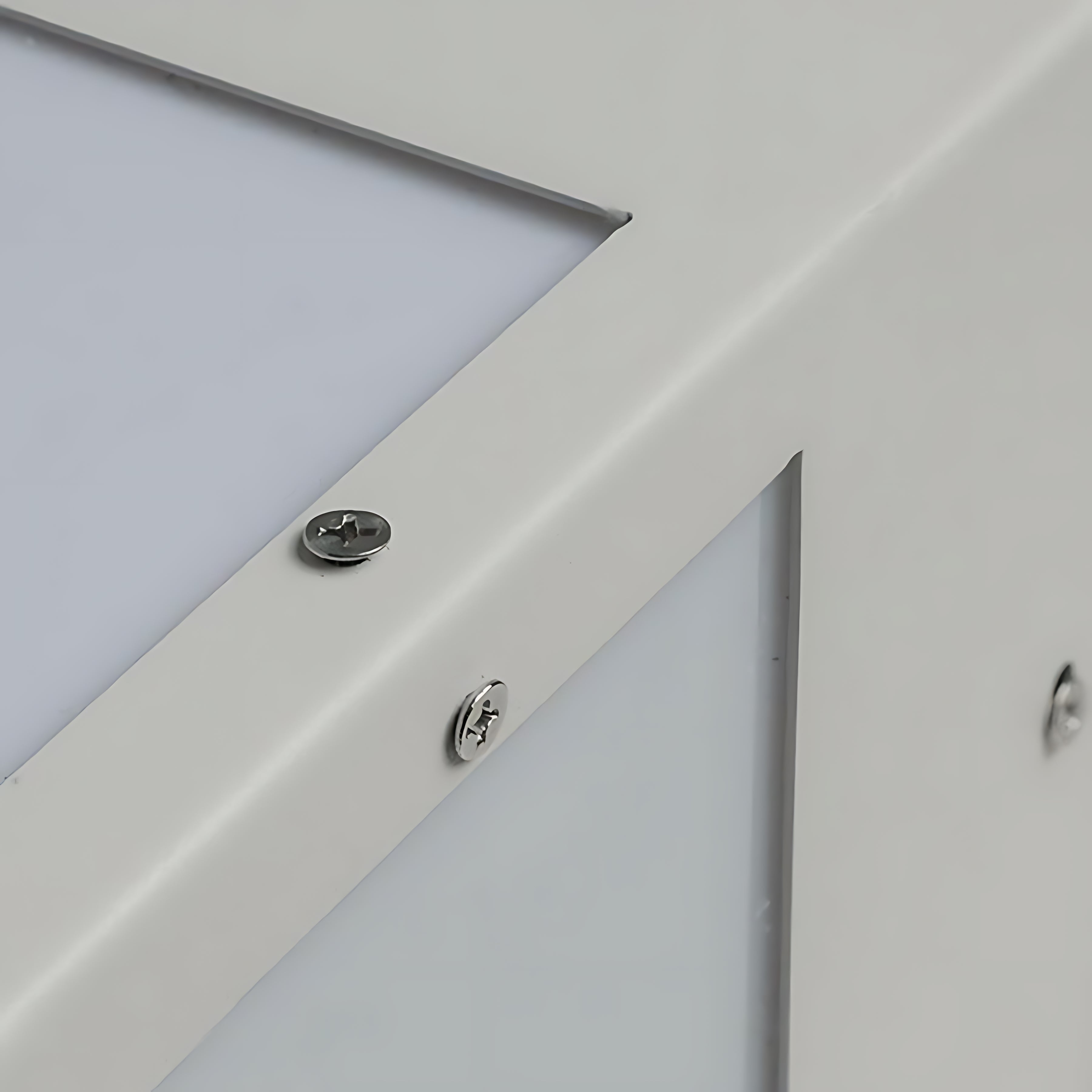 Stainless Steel Waterproof Geometric Floor Lamp with Pyramid Design