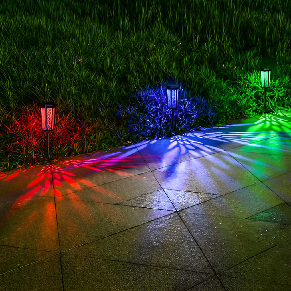 Intelligent LED Solar Stake Light - Color Changing, Waterproof Outdoor Ambience Enhancer