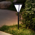 Sleek Solar LED 2.6W Pathway Post Light Outdoor Waterproof Lighting