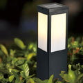 Remote-Controlled Industrial Solar Bollard Lights Waterproof & Square Outdoor Lighting