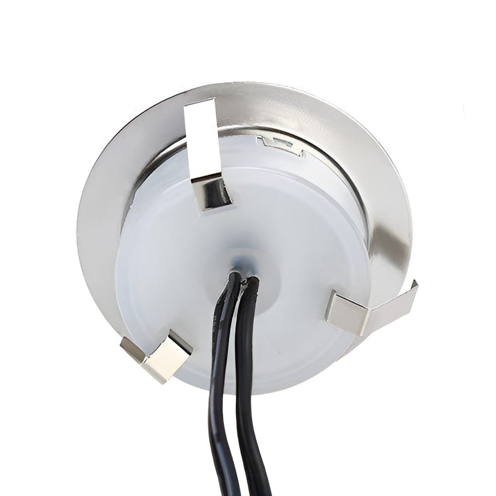 Lux Bright White Stainless Steel 1.5W LED In-Ground Well Lights for Decks and Steps