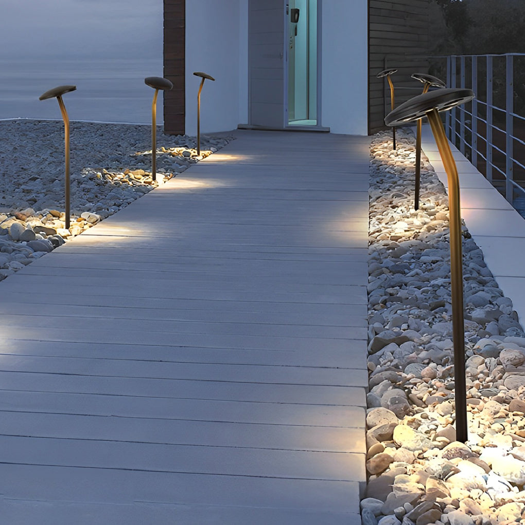 Charming Mushroom-Shaped LED Lawn Light Durable & Stylish Pathway Lighting