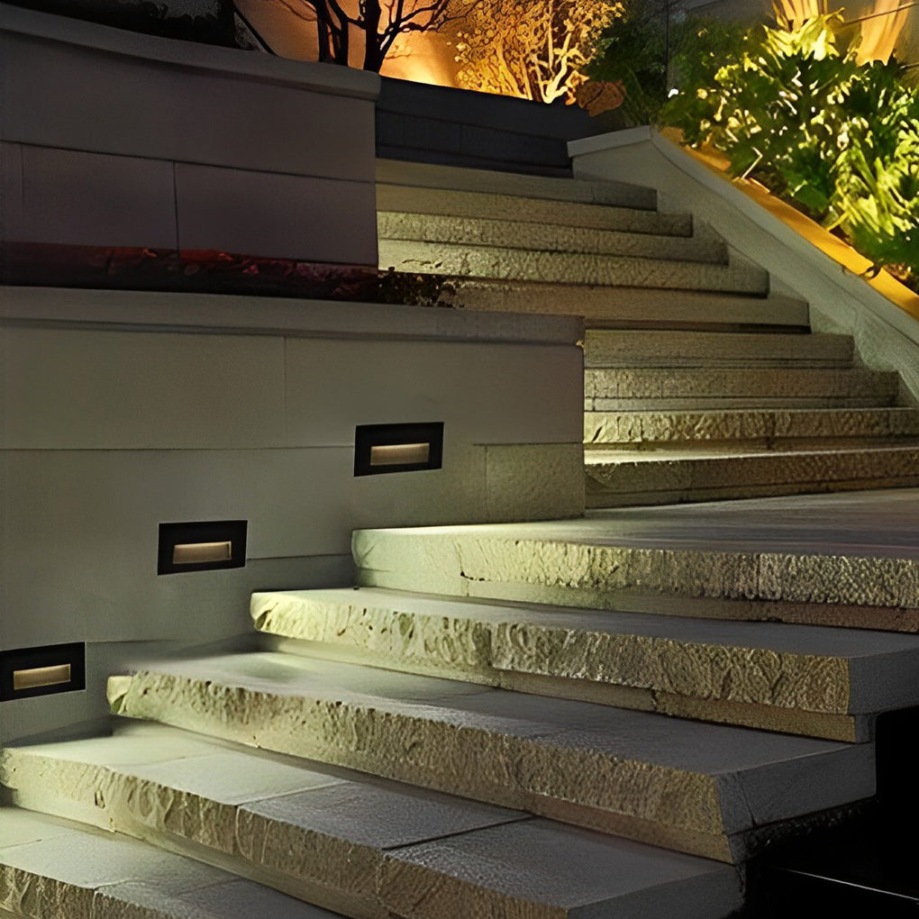 [Open-Box]Visual Comfort Wall Recessed LED 3W Aluminum Modern Architectural Step Lights