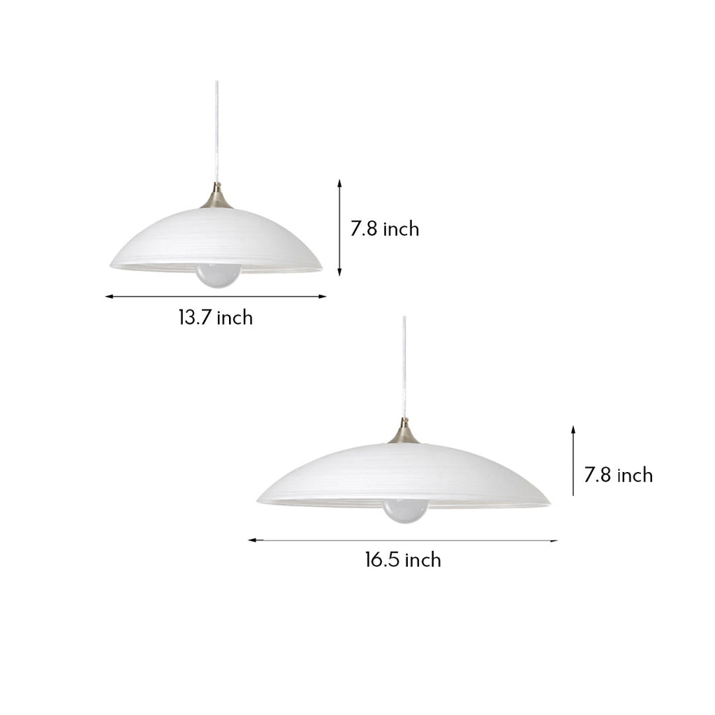 Japanese Style Pendant Light Retro Water Pattern Glass Light