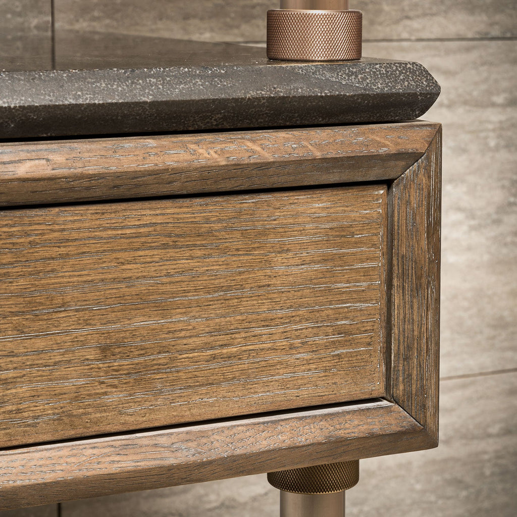 Terra Bath Sink with Elemental Classic Drawer Vanity & Storage