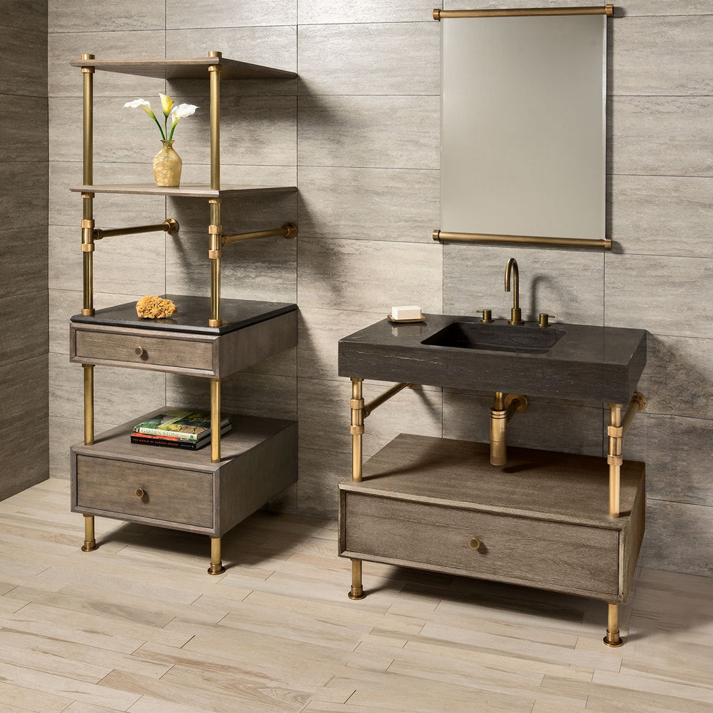 Terra Bath Sink with Elemental Classic Drawer Vanity