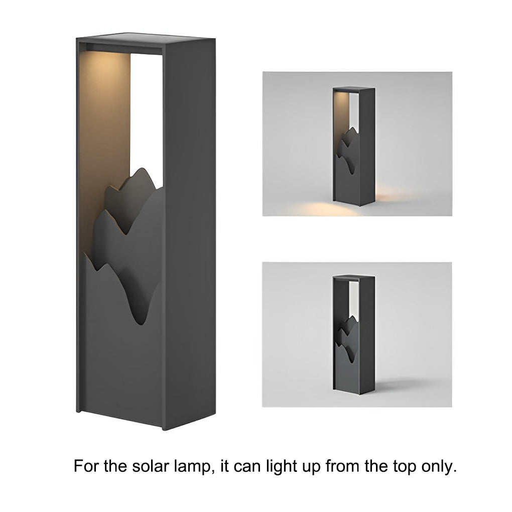 LED Mountain Scenery Path Lights Waterproof Landscape Lighting for Outdoor Elegance