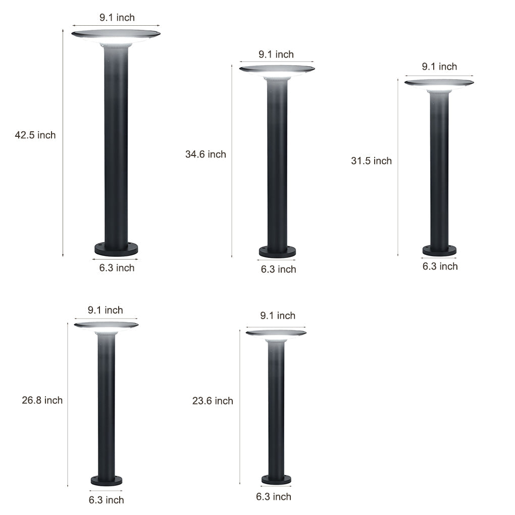 Innovative UFO-Shaped Solar Pathway Lights Durable Outdoor Lighting