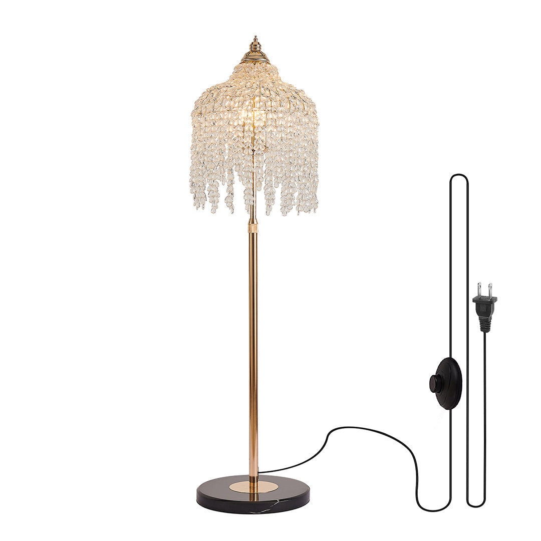 Floor Crystal Lamps LED Decorative Luxury Hardware Light