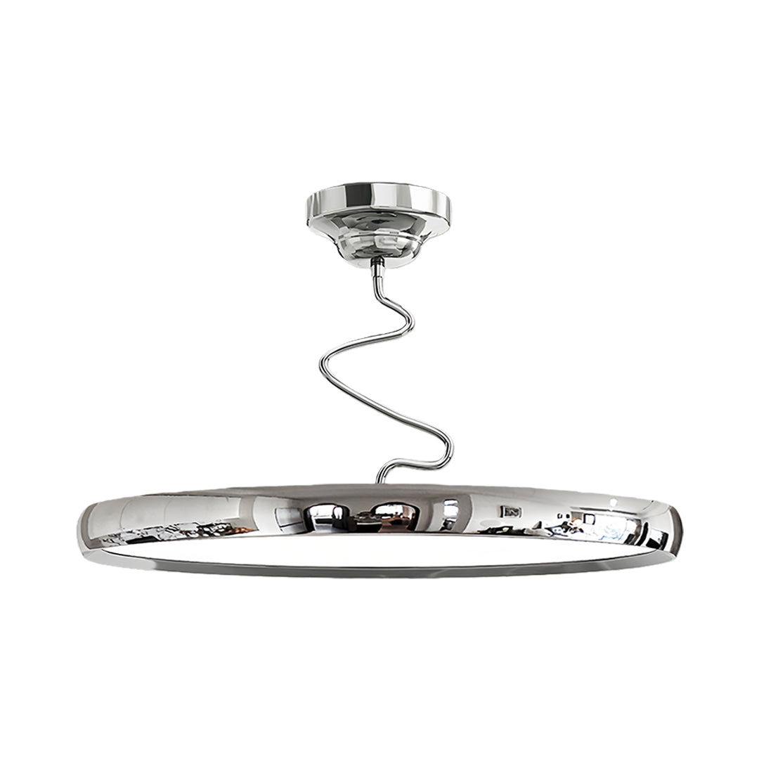 Modern Semi Flush Mount Ceiling Light Twisted Full-Spectrum Light