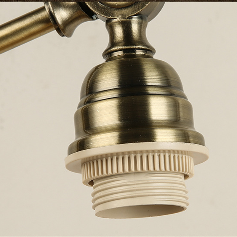 20'' Antique Metallic LED Desk Lamp with Adjustable Gooseneck for Task Lighting