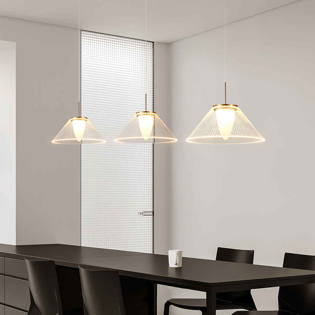 Clear Glass Pendant Lights for Kitchen Island Spectrum Ceiling Light