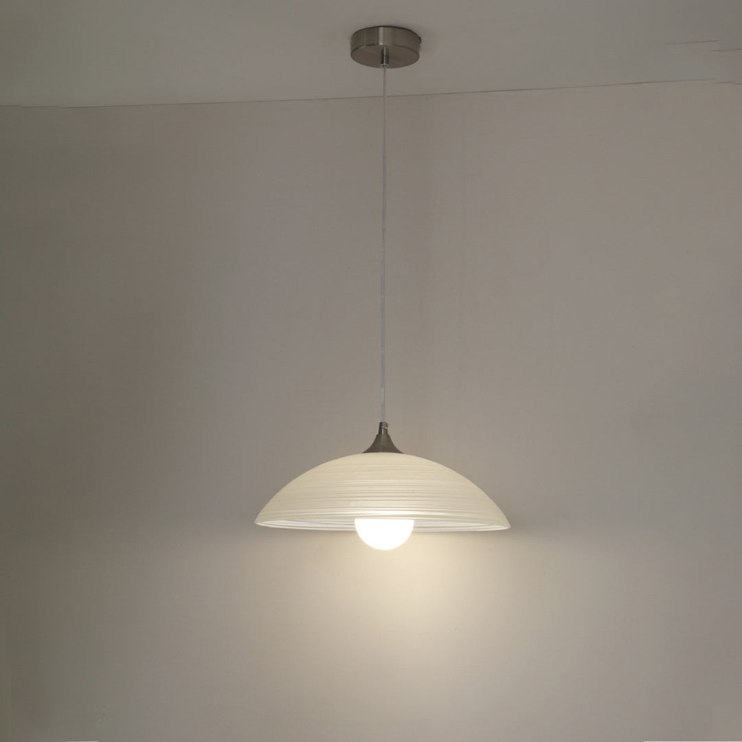 Japanese Style Pendant Light Retro Water Pattern Glass Light