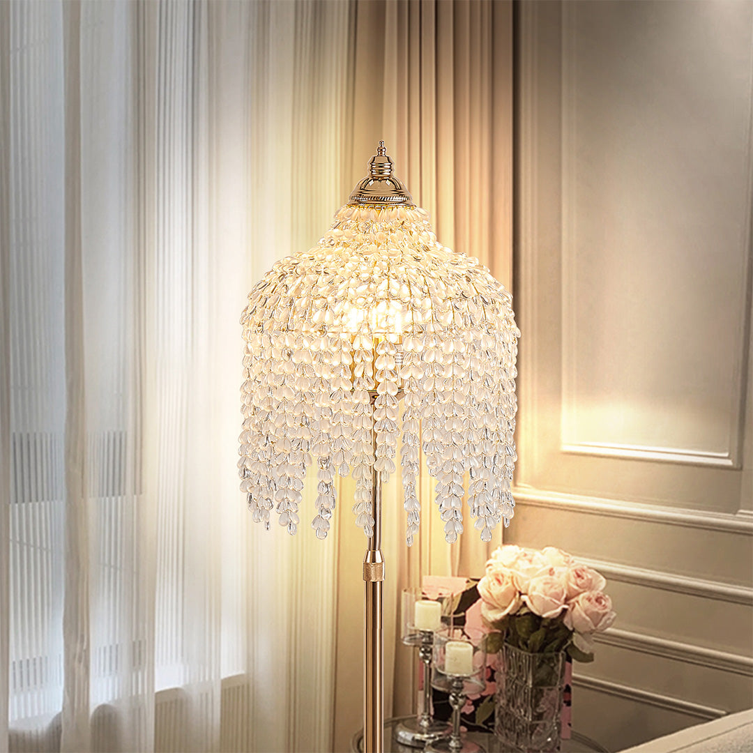 Floor Crystal Lamps LED Decorative Luxury Hardware Light