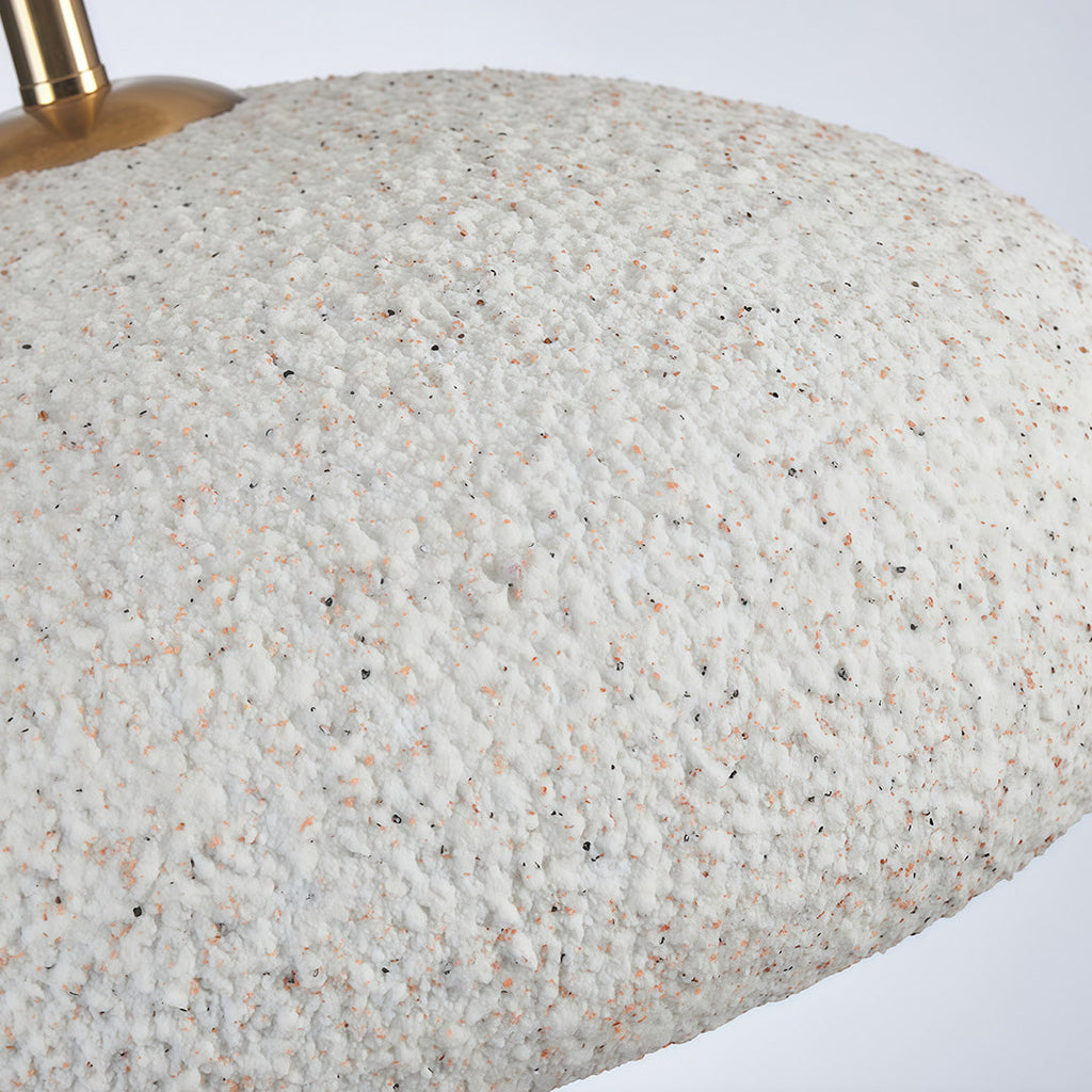 White Semi Flush Ceiling Lights Wabi-Sabi Ambient Ceiling Lamp