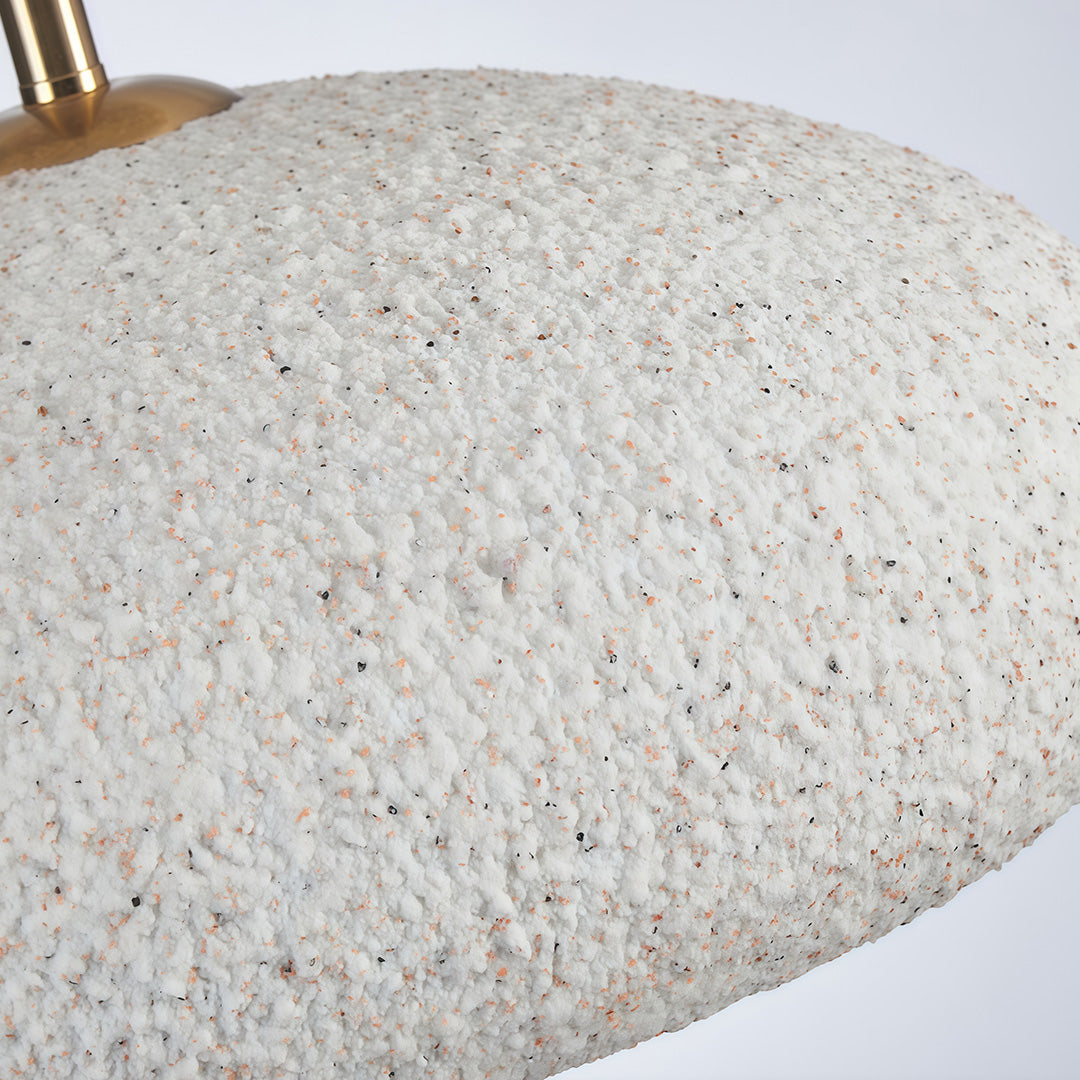 White Semi Flush Ceiling Lights Wabi-Sabi Ambient Ceiling Lamp