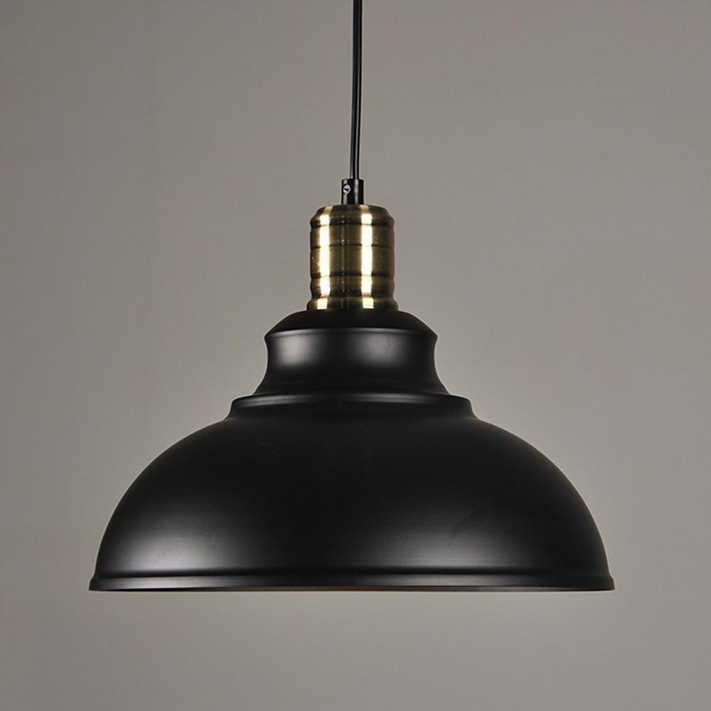 Semi Globe Metal LED Vintage Pendant Light Hanging Lamp for Home Office