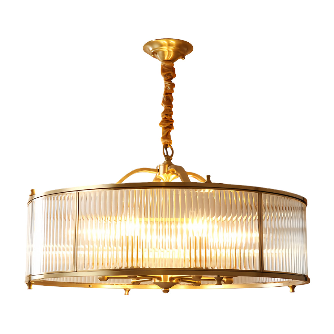 Brass Semi Flush Mount Ceiling Light Full Copper Light