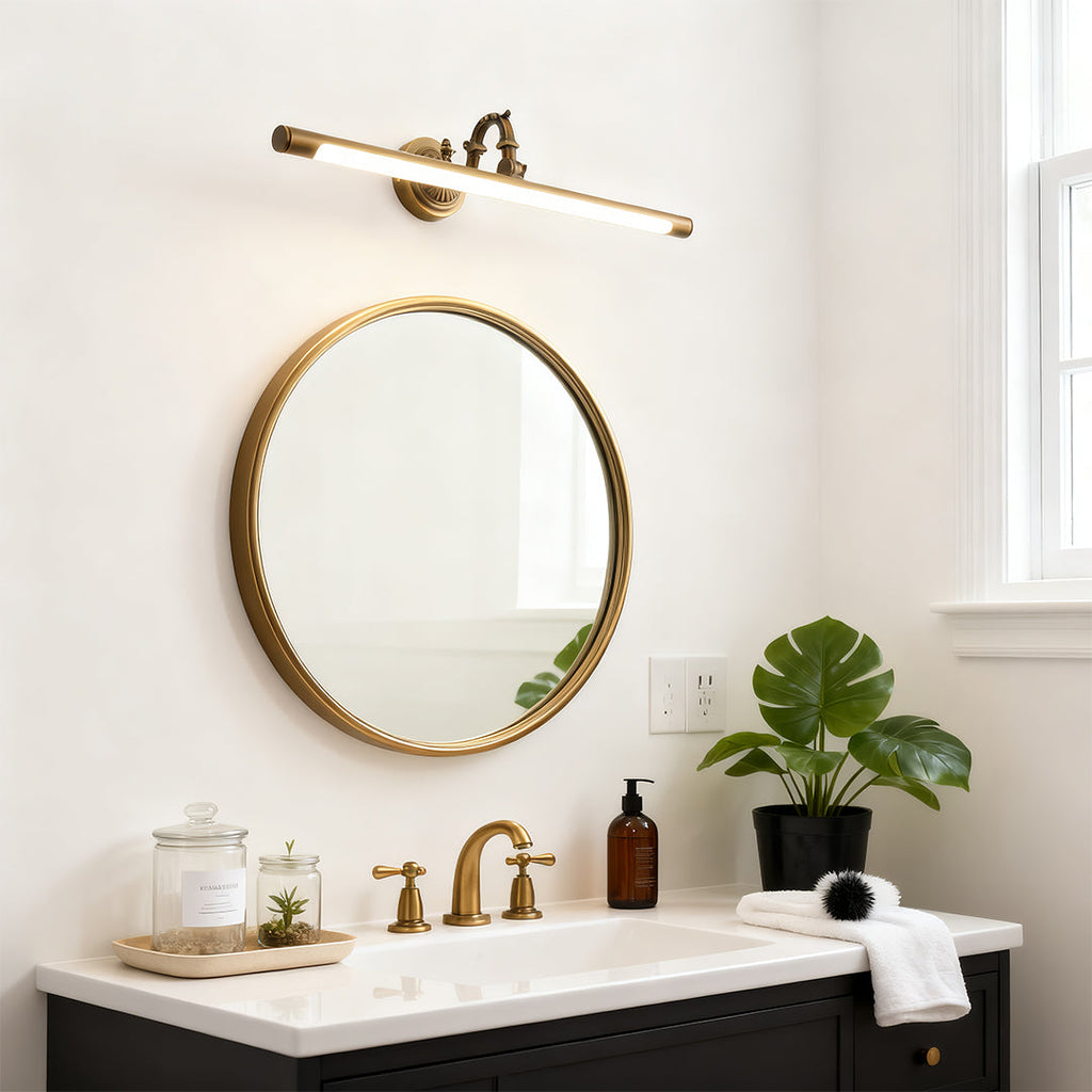 Bathroom LED Vanity Light Luxury Metal Acrylic Mirror Light