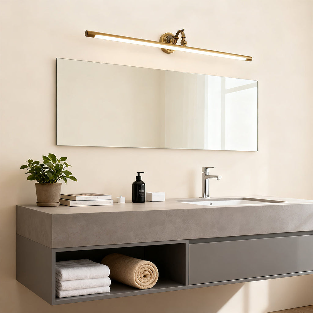 Bathroom LED Vanity Light Luxury Metal Acrylic Mirror Light