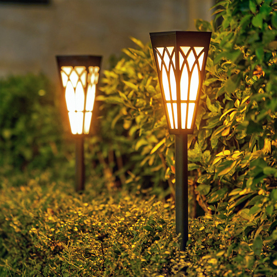 Waterproof LED Lawn Light Post Solar