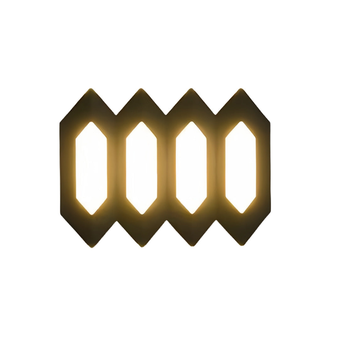 Black Outdoor Up and Down Wall Lights Nordic Style LED Light