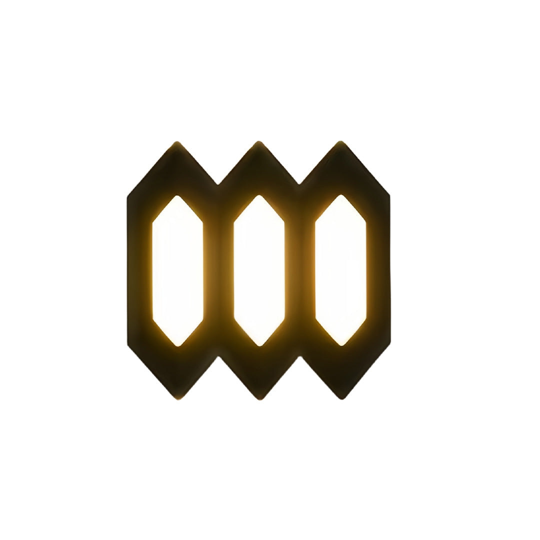 Black Outdoor Up and Down Wall Lights Nordic Style LED Light