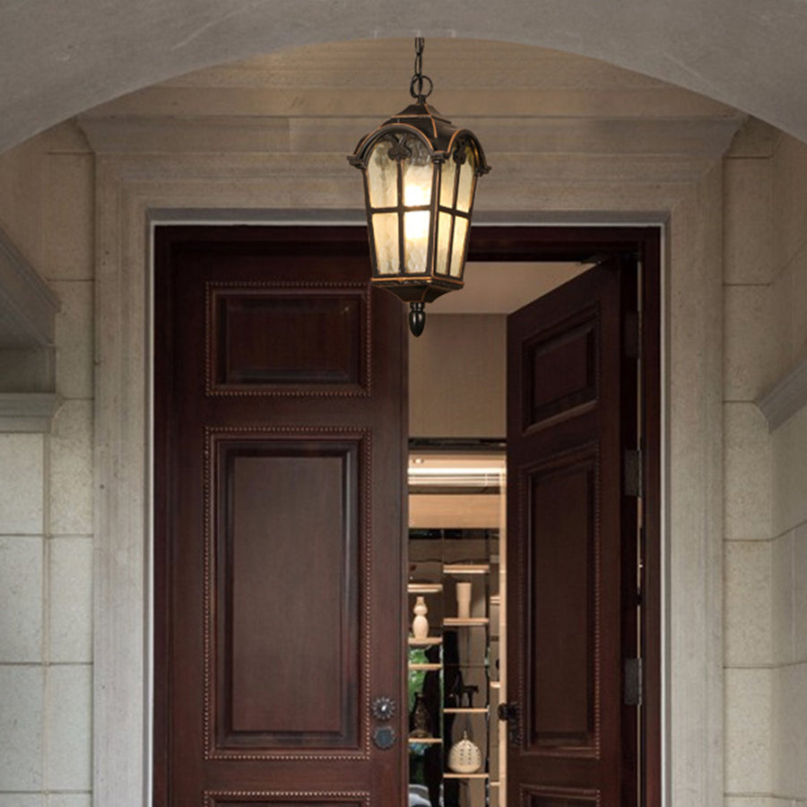 Waterproof Outdoor Ceiling Porch Light  Cast Aluminum American Style