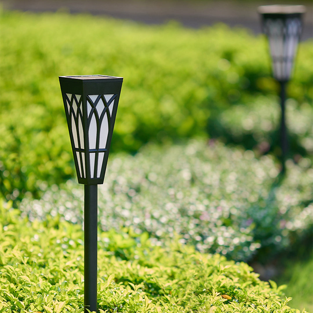 Waterproof LED Lawn Light Post Solar