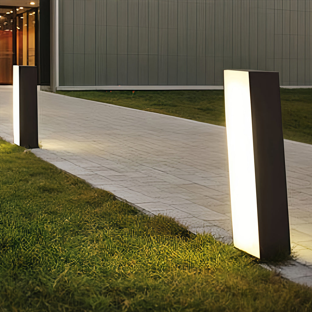 Bollards with Lighting Outdoor Waterproof Modern Lamp