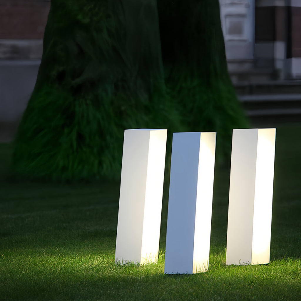 Bollards with Lighting Outdoor Waterproof Modern Lamp