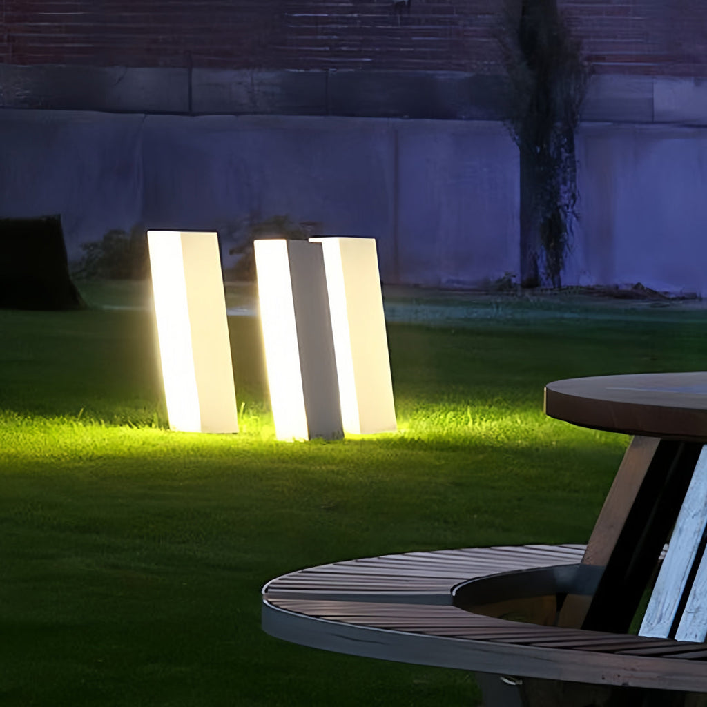 Bollards with Lighting Outdoor Waterproof Modern Lamp