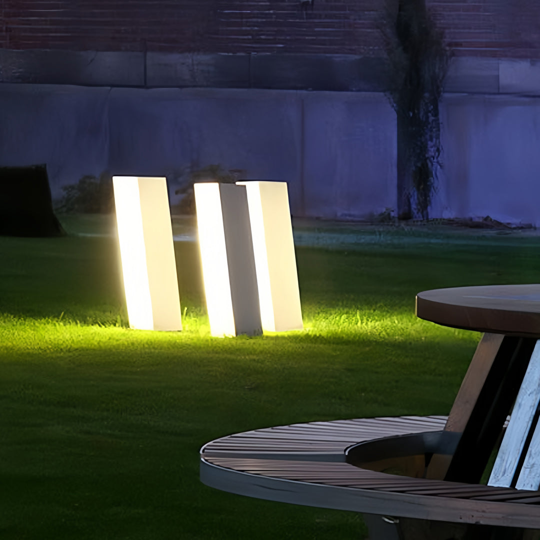 Bollards with Lighting Outdoor Waterproof Modern Lamp